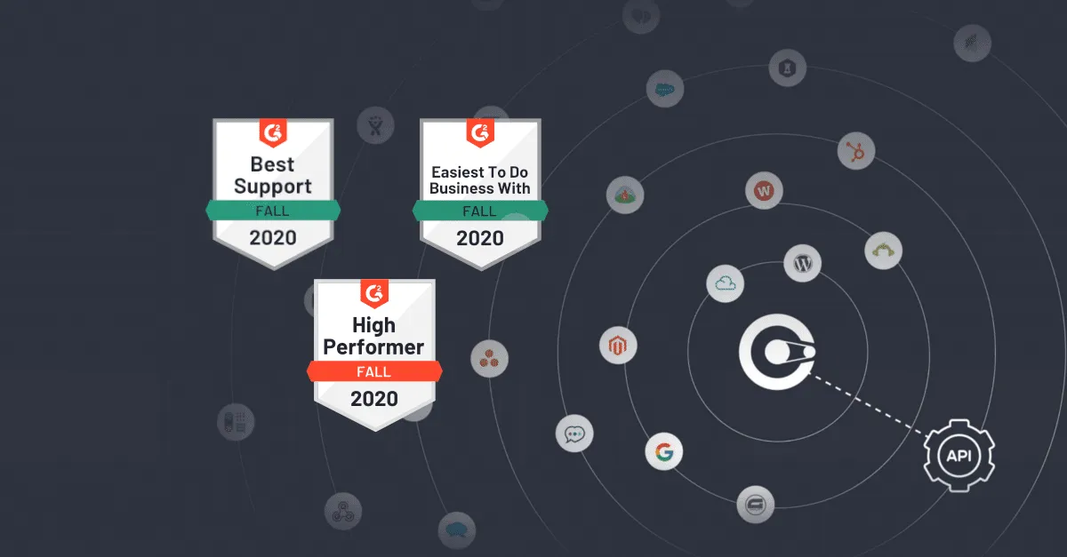 Cyclr win high performing iPaaS awards from G2's Fall 2020 Grid