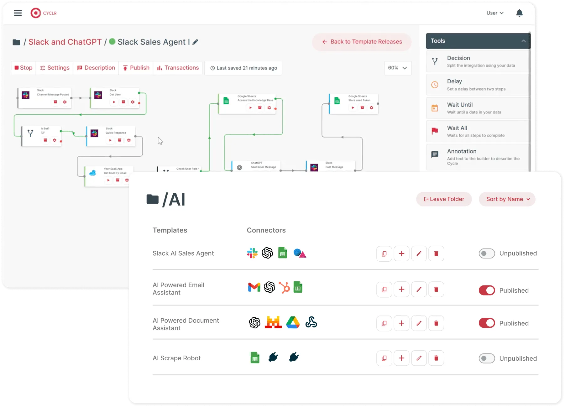AI Templates and Orchestration