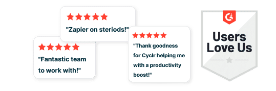 Cyclr G2 Users Love Us Reviews