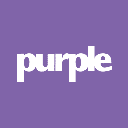 Purple V2 connector icon