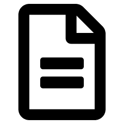 Generic File connector icon