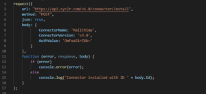 Cyclr Integration API Script Example