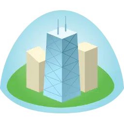Highrise connector icon
