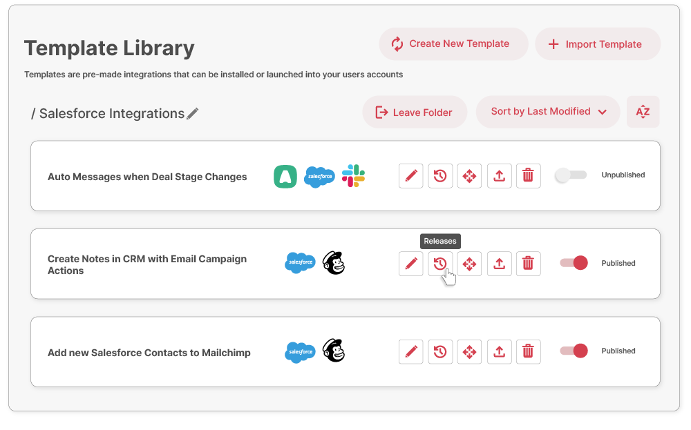 Template Library (releases)