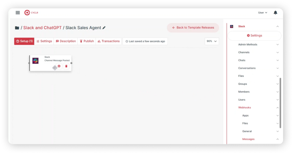Add Slack Connector to Workflow