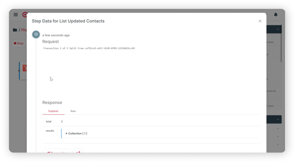 New Data Recording in Integration