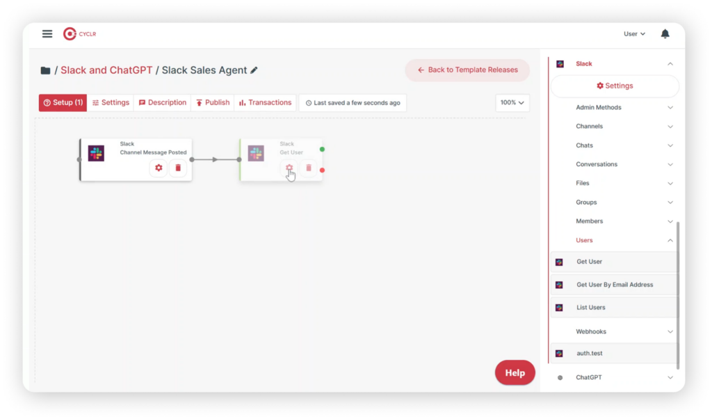 User Configuration Step