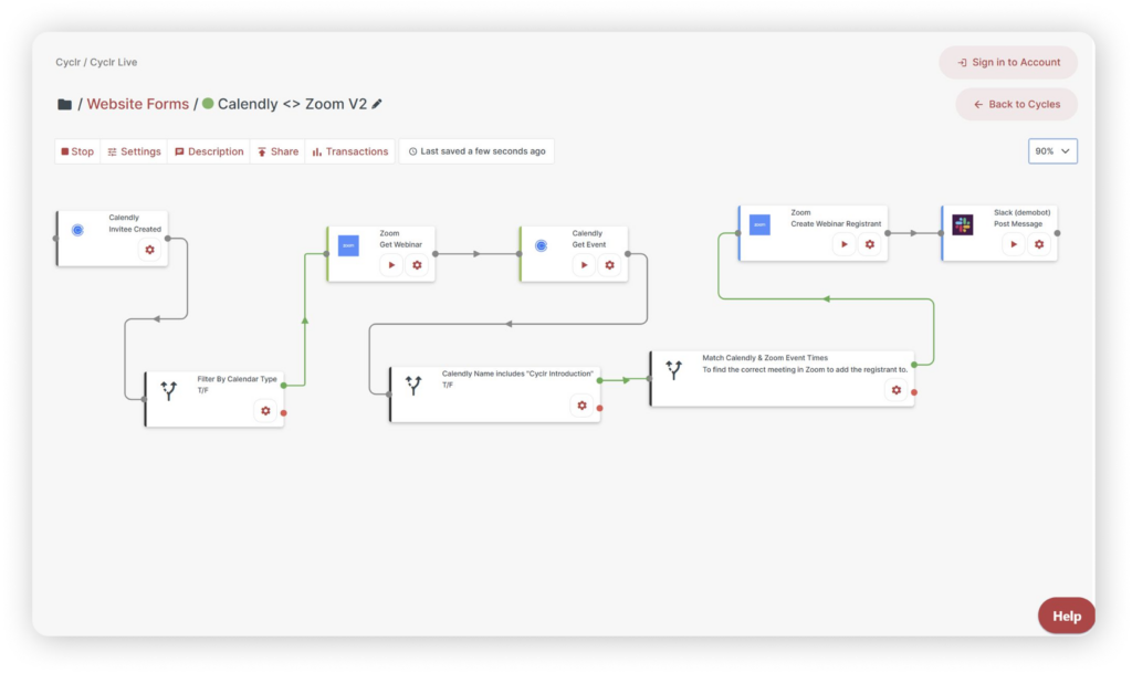 Website forms integration with Cyclr