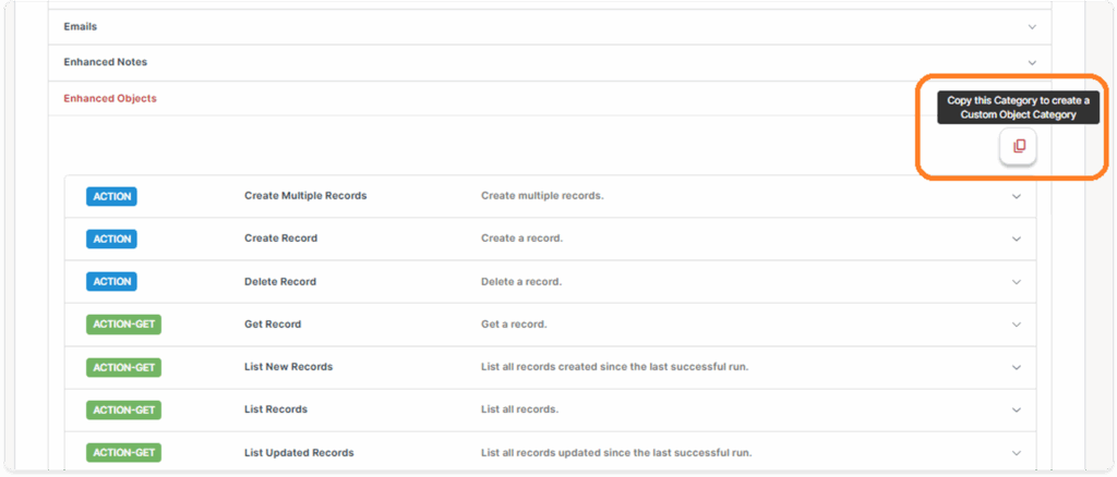 Custom Object Categories - Generic File Downloaded
