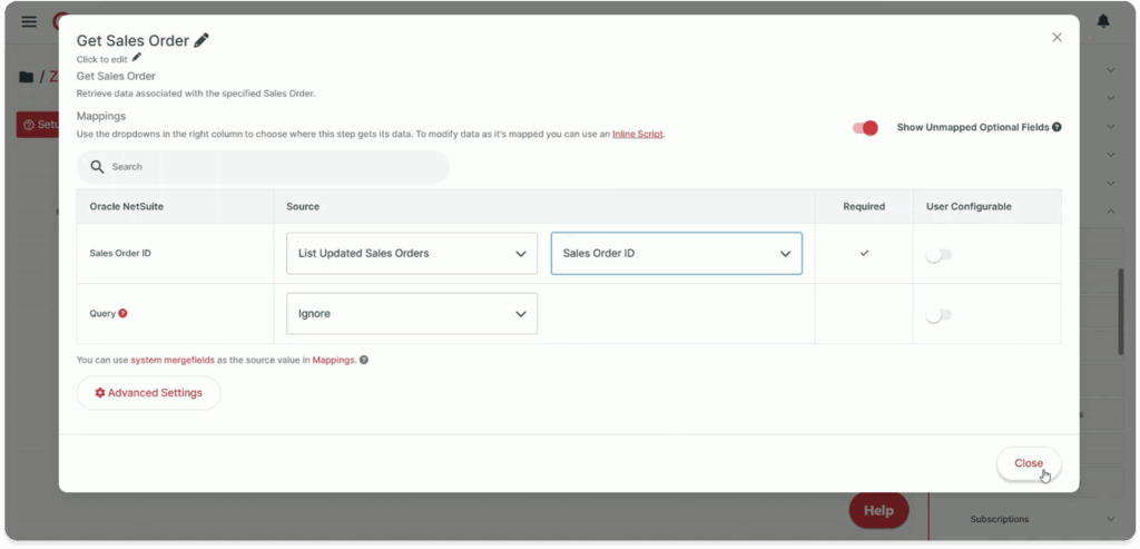 Get Sales Order Step
