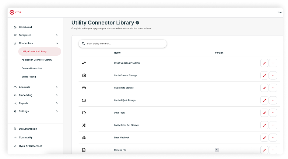 Utility Connector Library