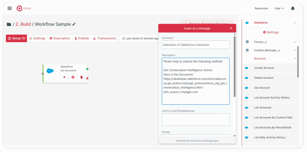 Cyclr vs. n8n Cyclr Extending Connectors