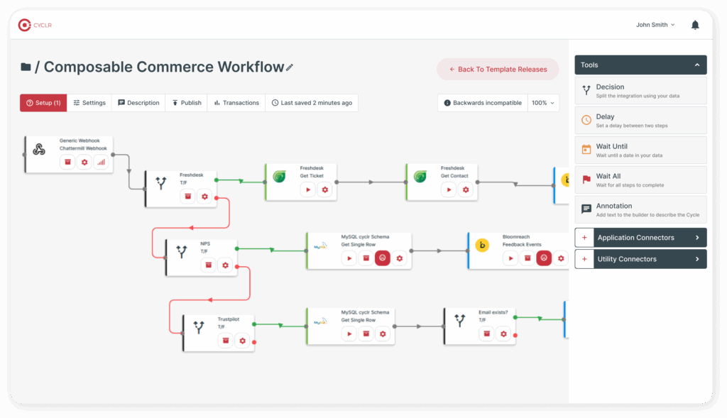 Composable Commerce Workflow