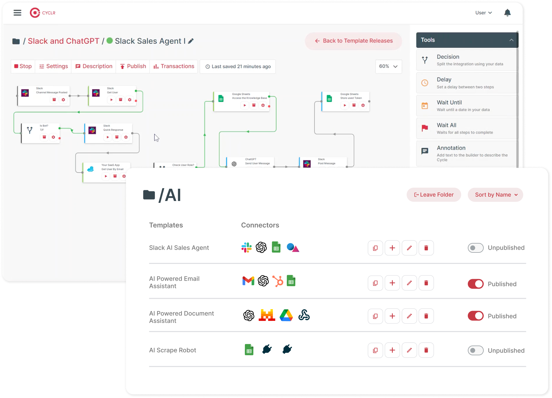 AI Templates and Orchestration
